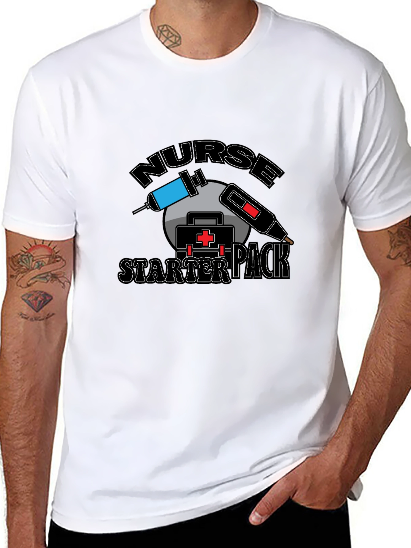 Nurse Starter Pack Graphic T-Shirt