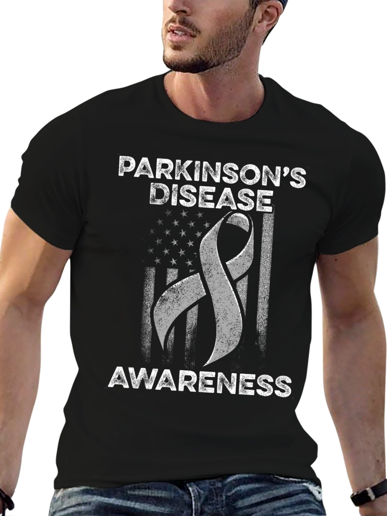 Parkinsons Awareness Ribbon T-Shirt