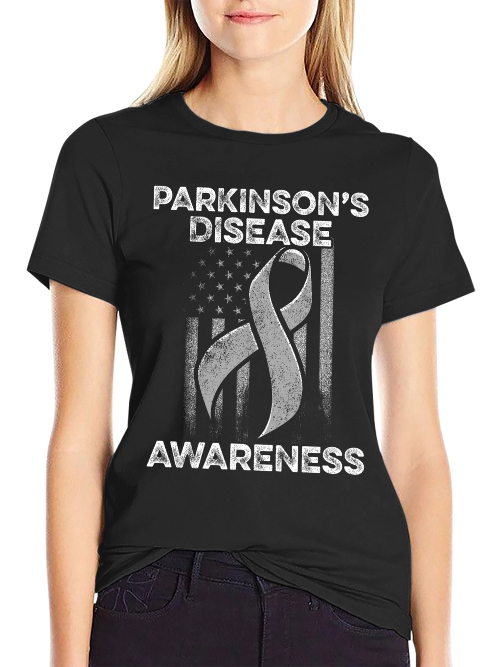 Parkinsons Awareness Ribbon T-Shirt