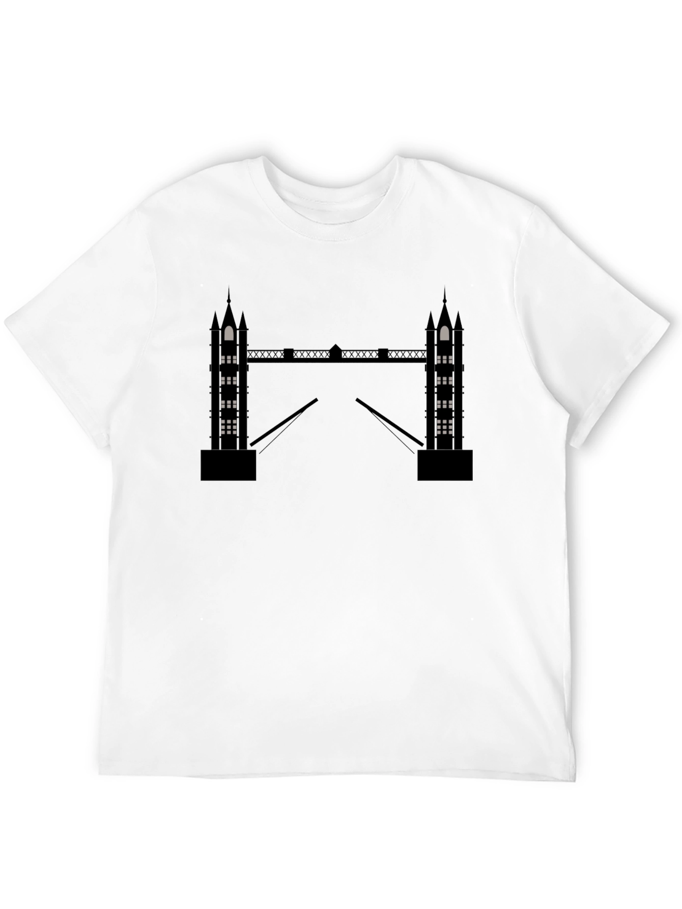 London Bridge Silhouette Graphic T-Shirt