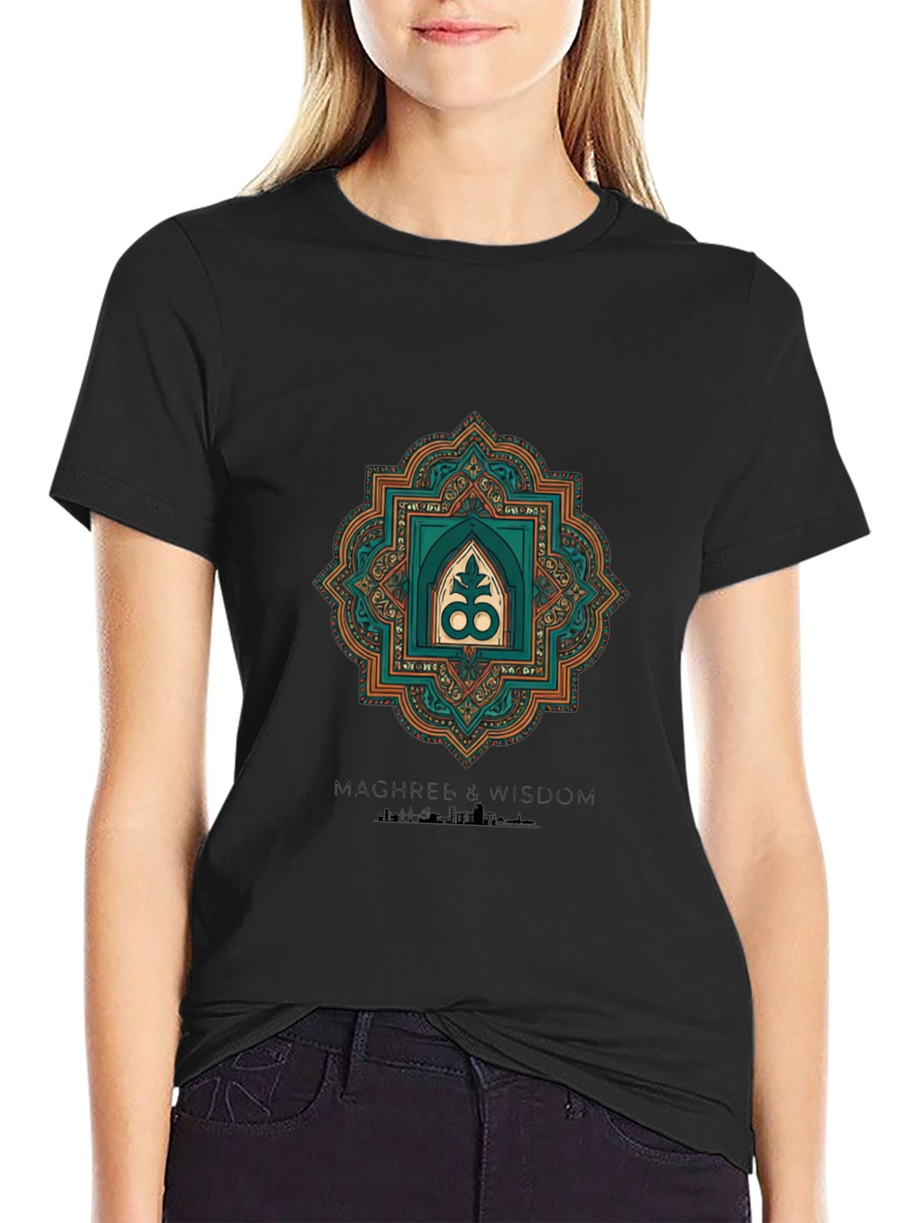 Geometric Adinkra Symbol T-Shirt