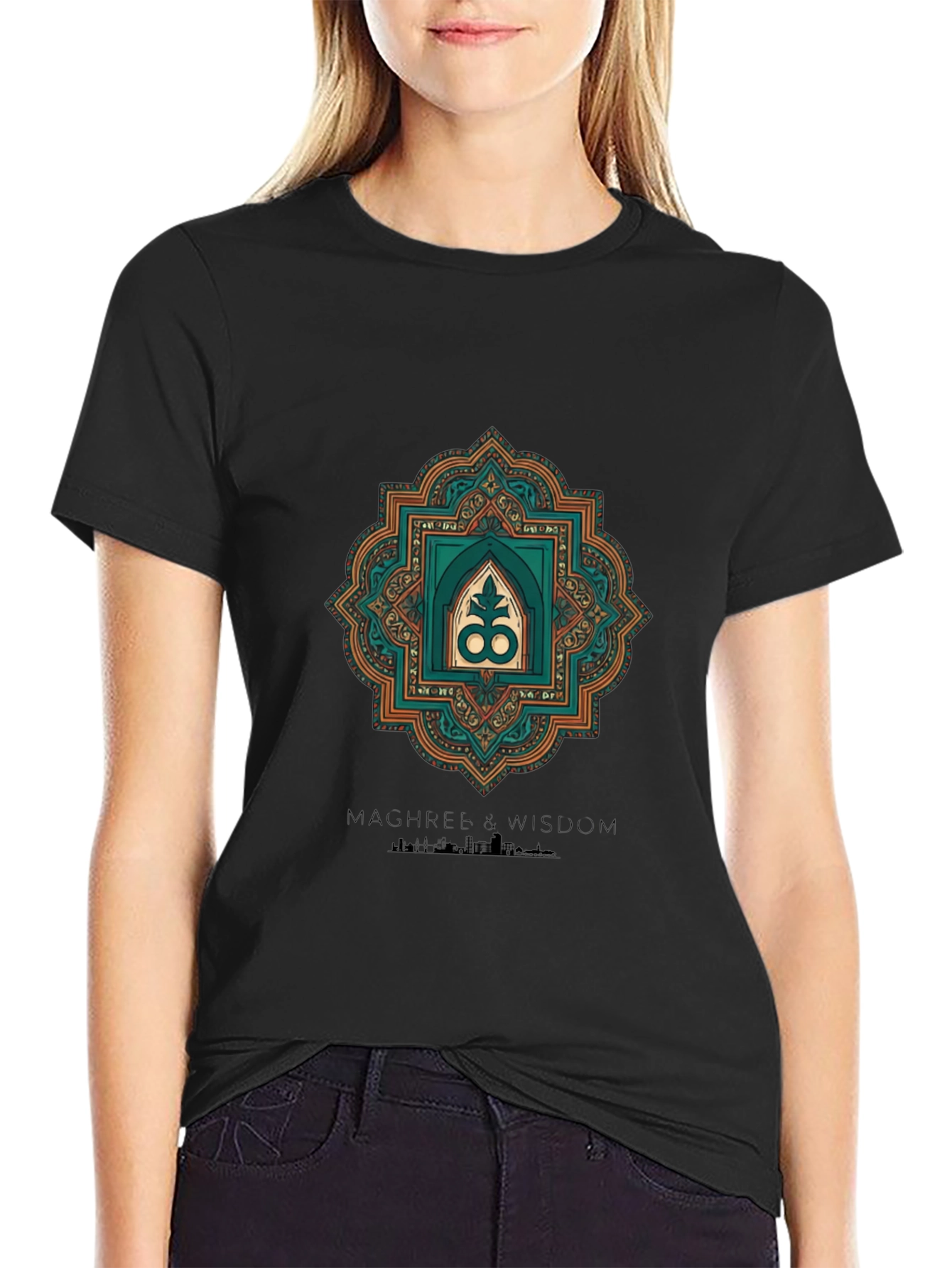 Geometric Adinkra Symbol T-Shirt