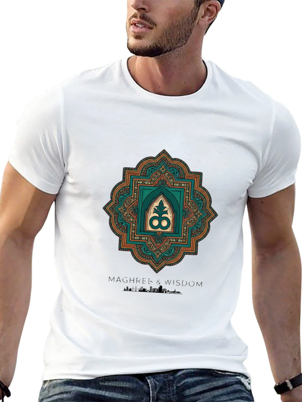 Geometric Adinkra Symbol T-Shirt
