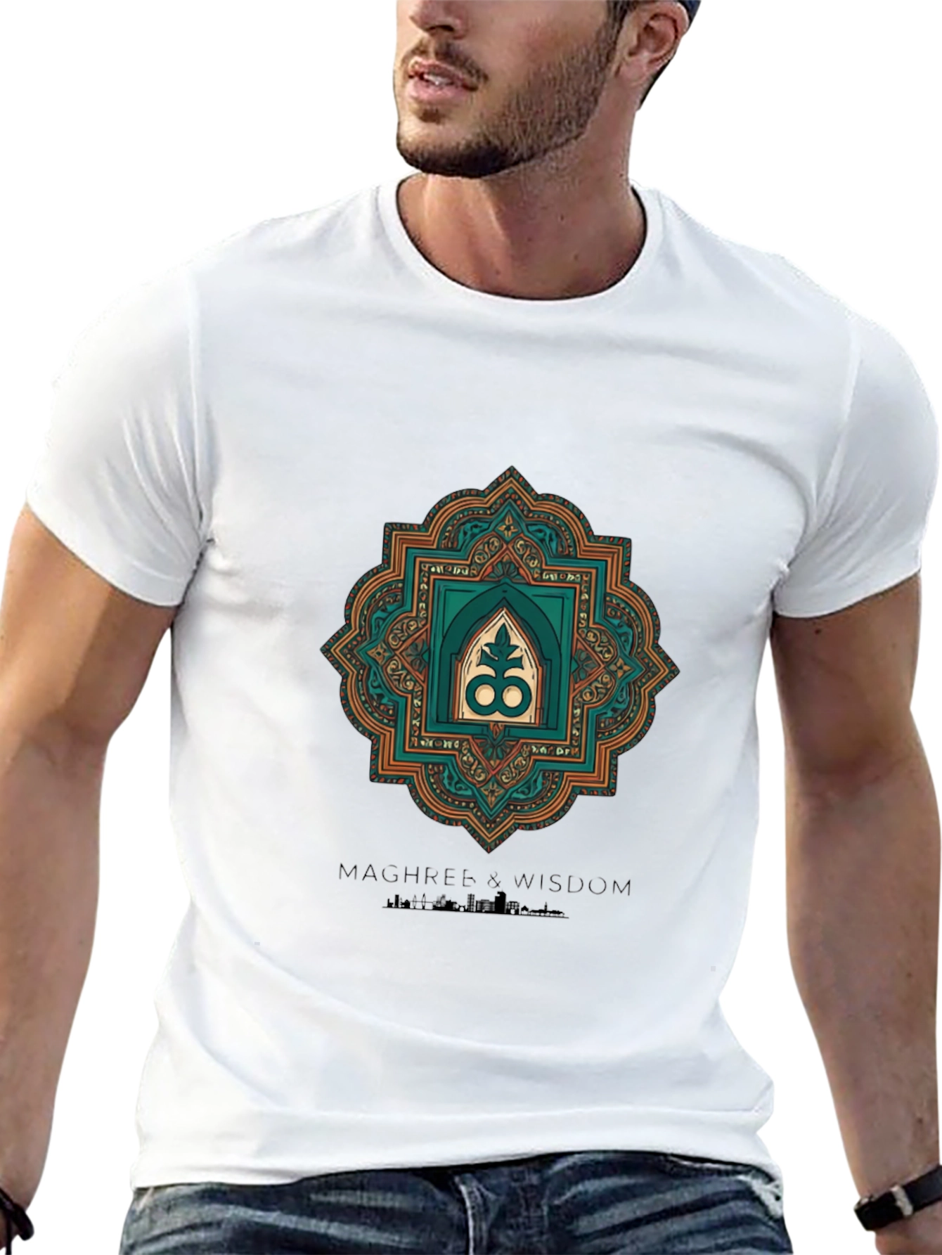 Geometric Adinkra Symbol T-Shirt
