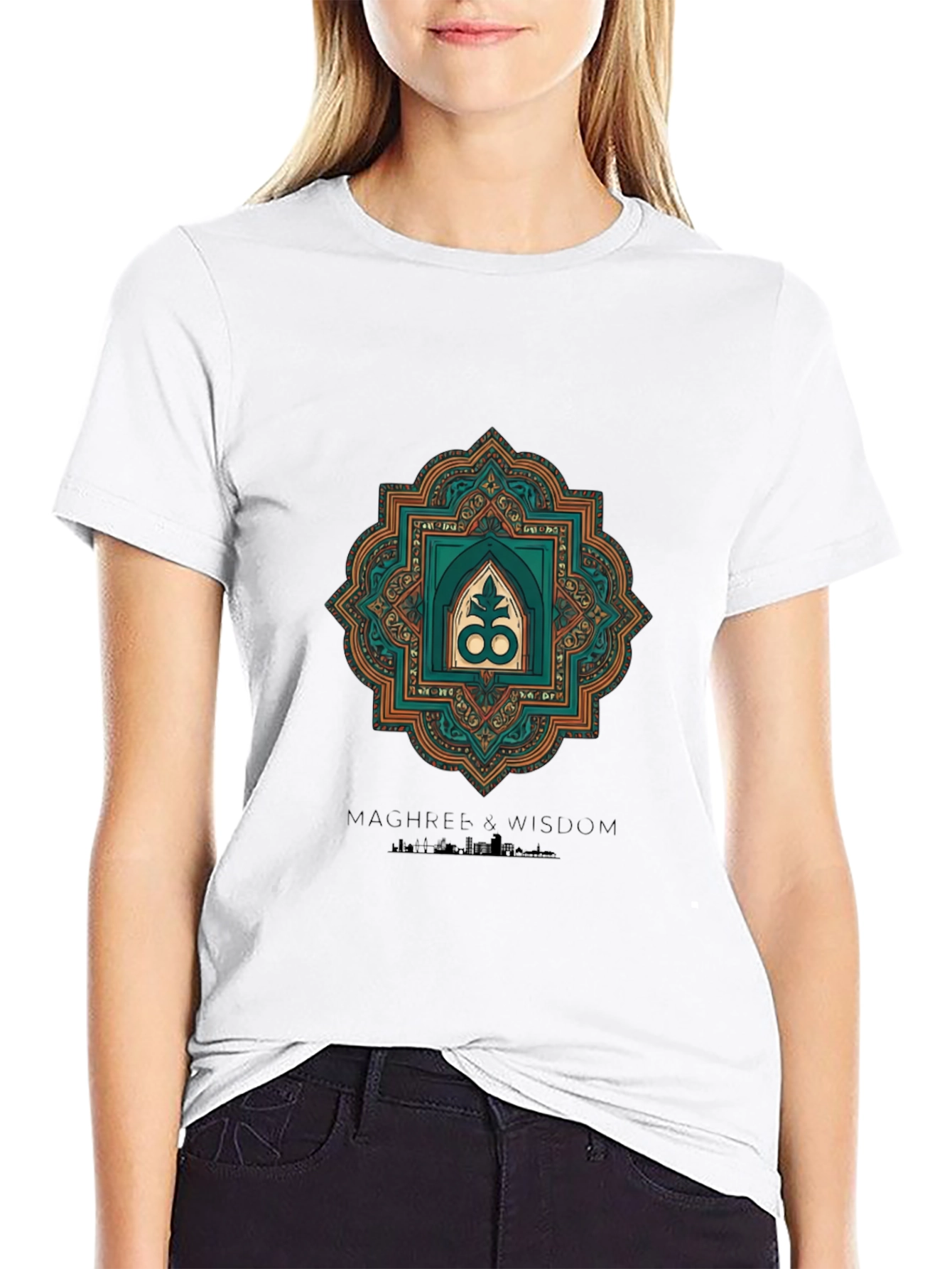 Geometric Adinkra Symbol T-Shirt