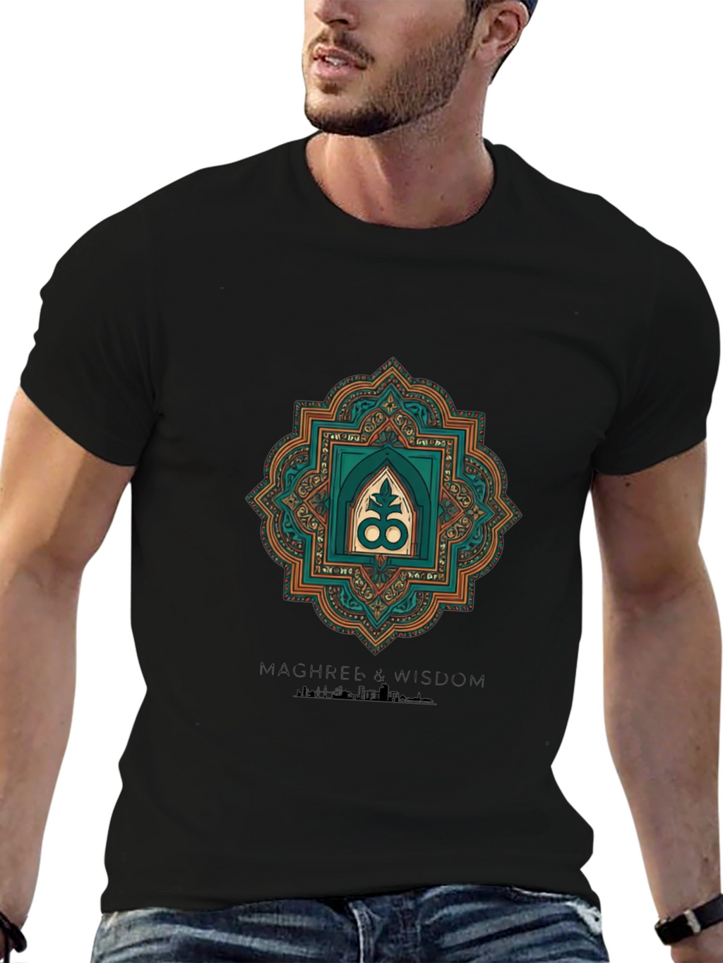 Geometric Adinkra Symbol T-Shirt