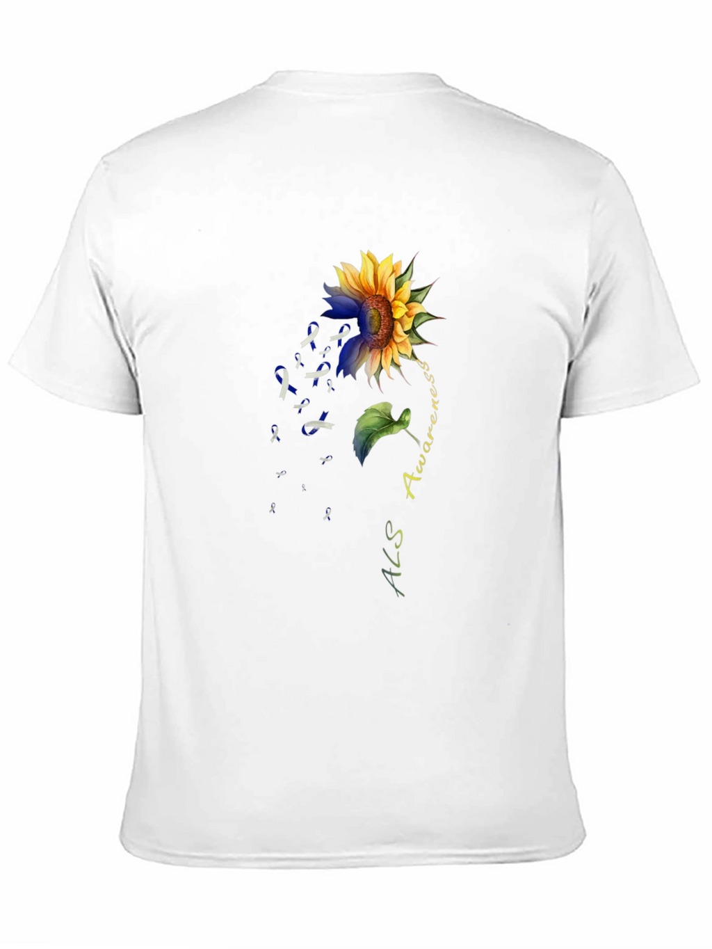 ALS Awareness Sunflower Graphic T-Shirt