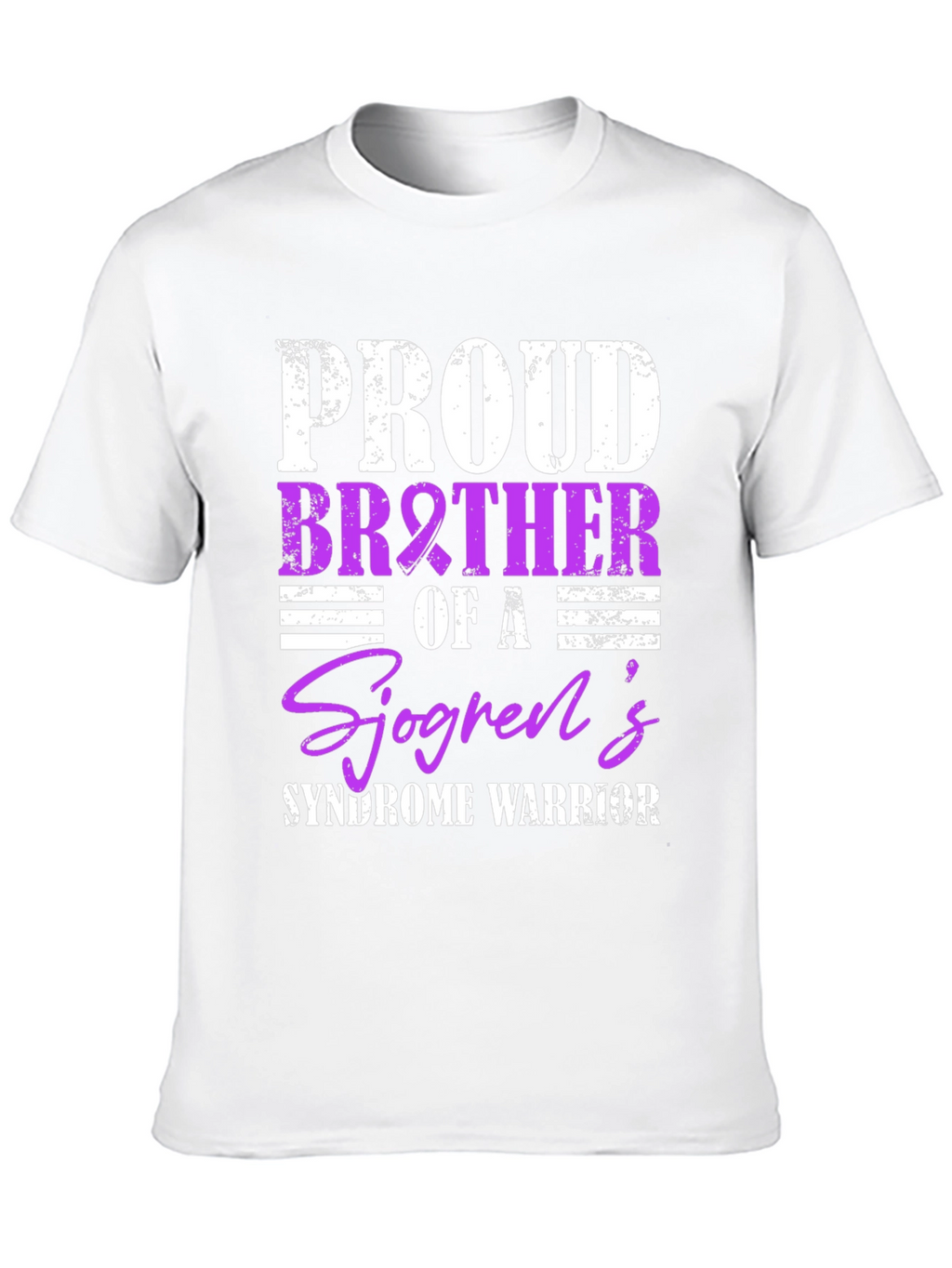 Proud Brother Sjögrens Syndrome Warrior T-Shirt