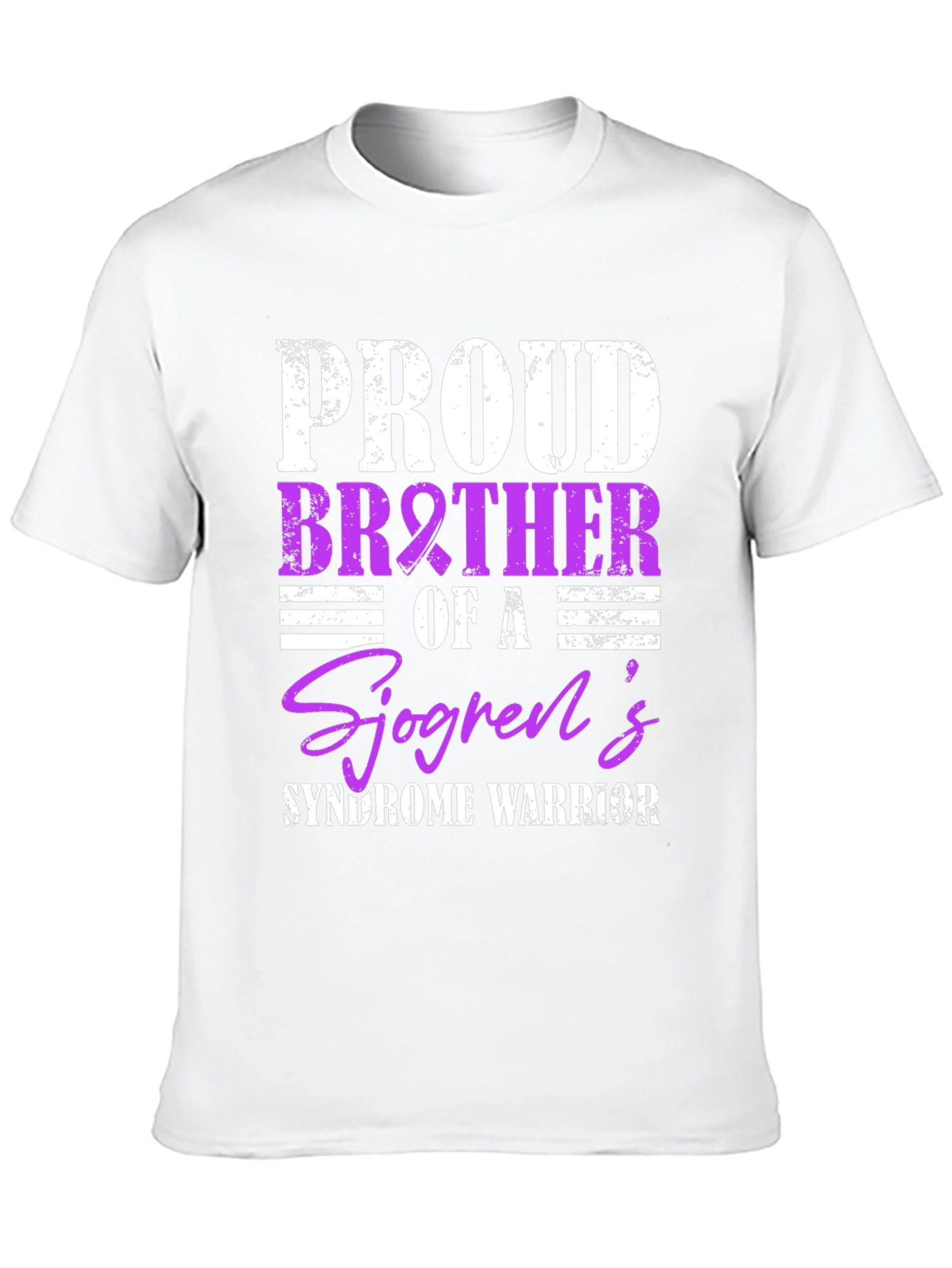 Proud Brother Sjögrens Syndrome Warrior T-Shirt