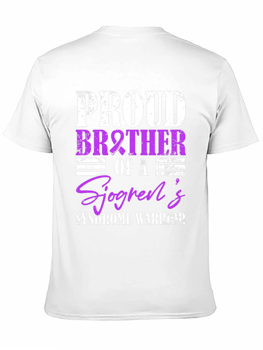 Proud Brother Sjögrens Syndrome Warrior T-Shirt
