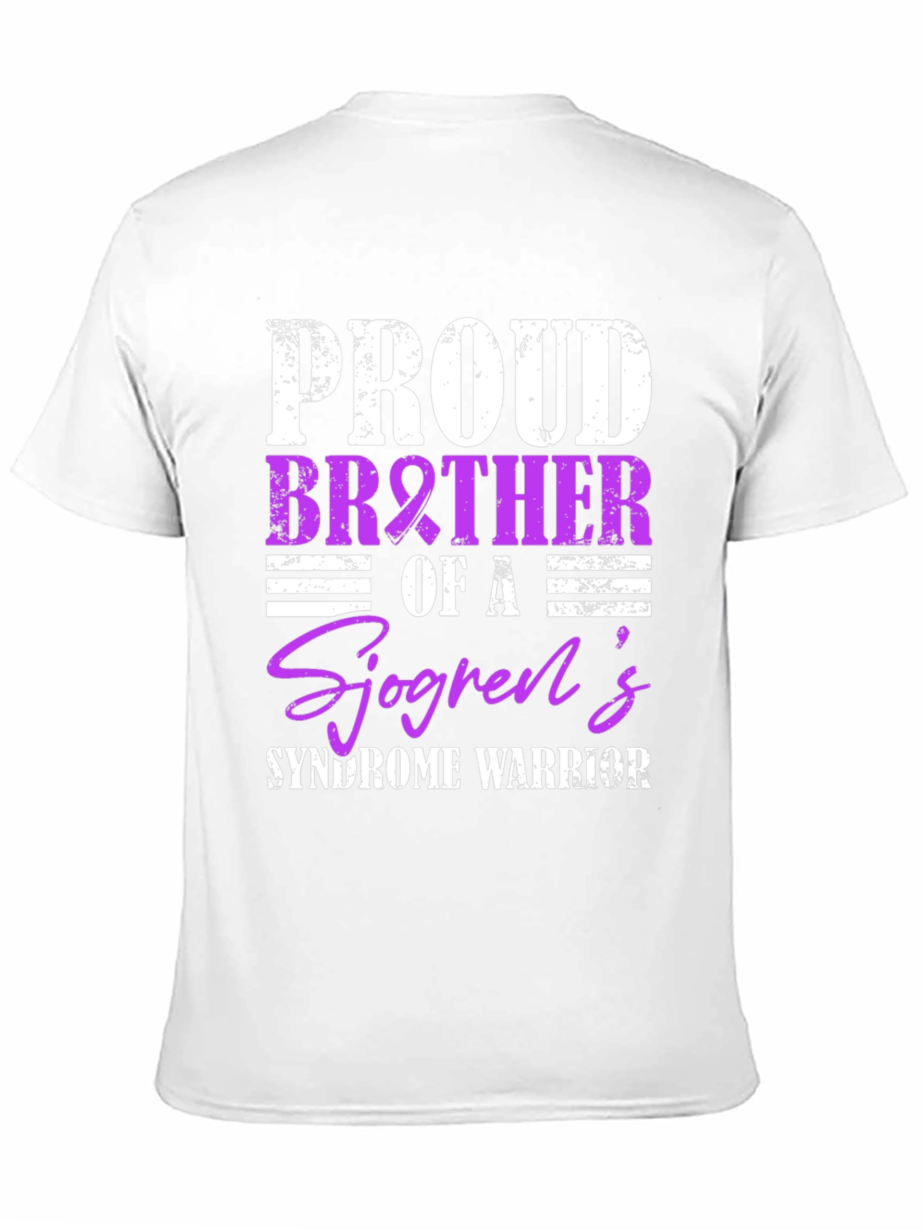 Proud Brother Sjögrens Syndrome Warrior T-Shirt