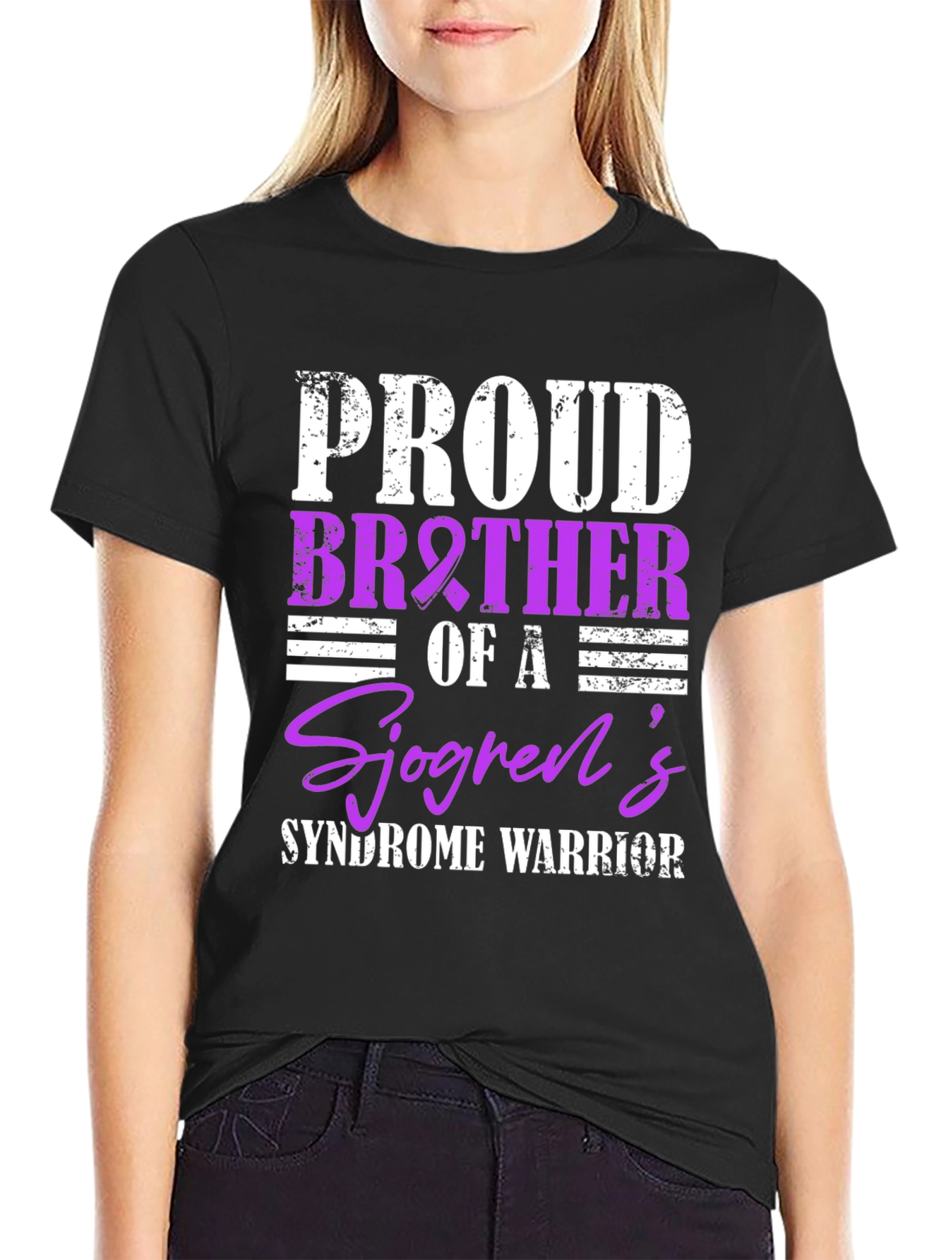 Proud Brother Sjögrens Syndrome Warrior T-Shirt