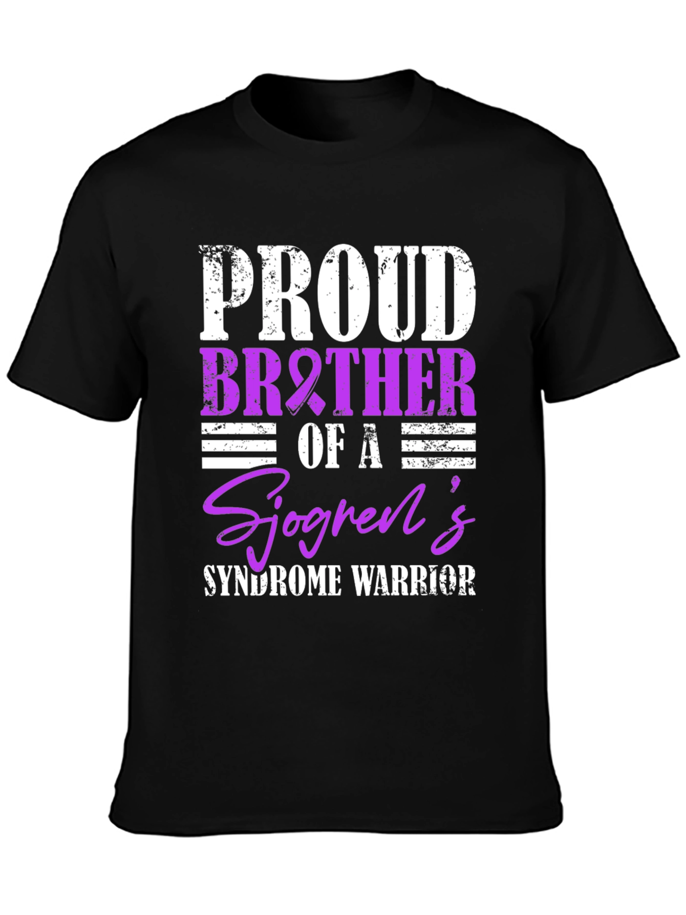 Proud Brother Sjögrens Syndrome Warrior T-Shirt