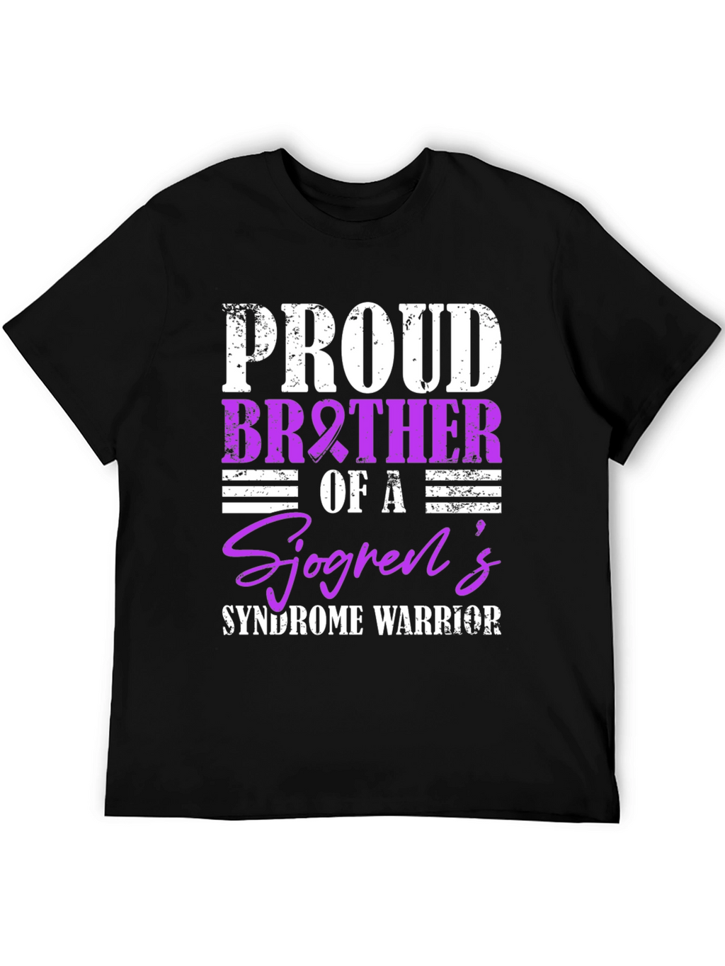 Proud Brother Sjögrens Syndrome Warrior T-Shirt