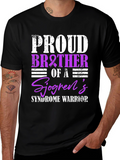 Proud Brother Sjögrens Syndrome Warrior T-Shirt