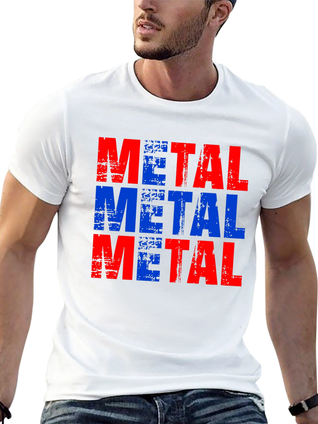 Metal Graphic Tee - Bold Statement T-Shirt