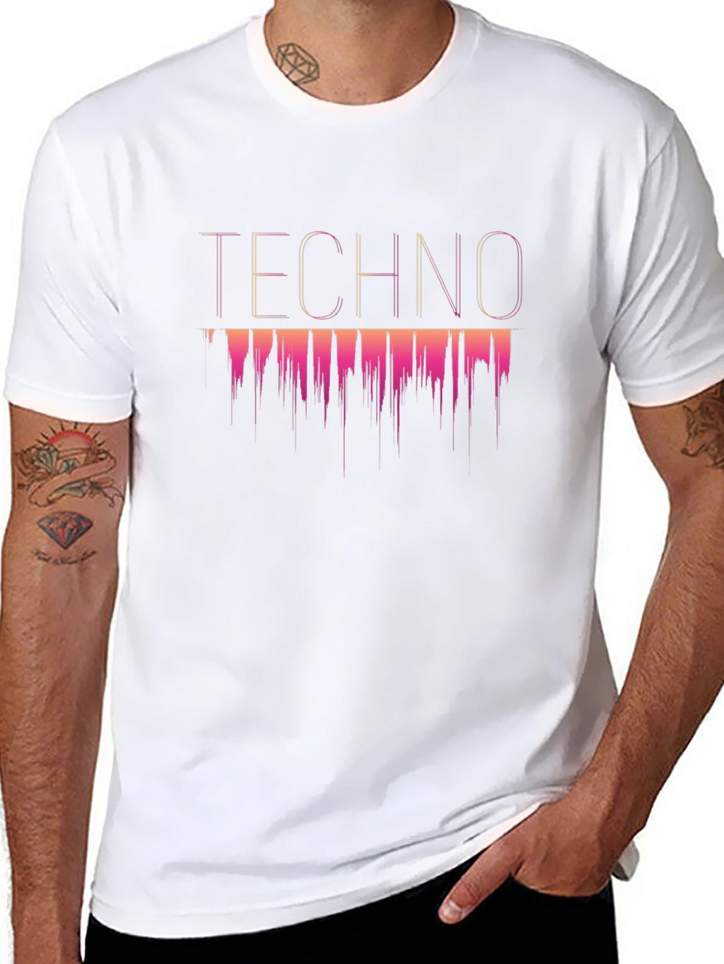 Techno Music Graphic T-Shirt