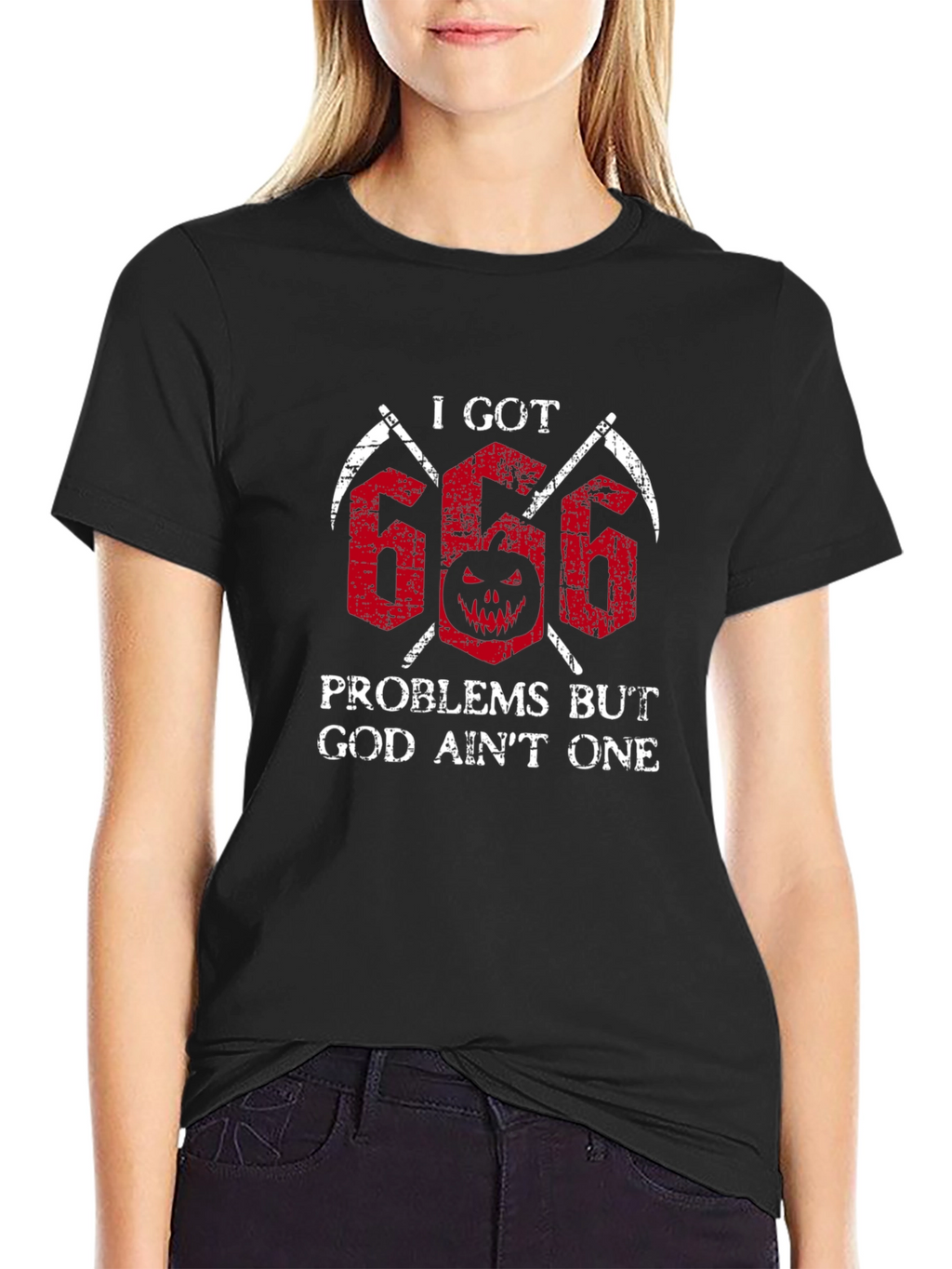 I Got 666 Problems Tee - Halloween Graphic T-Shirt
