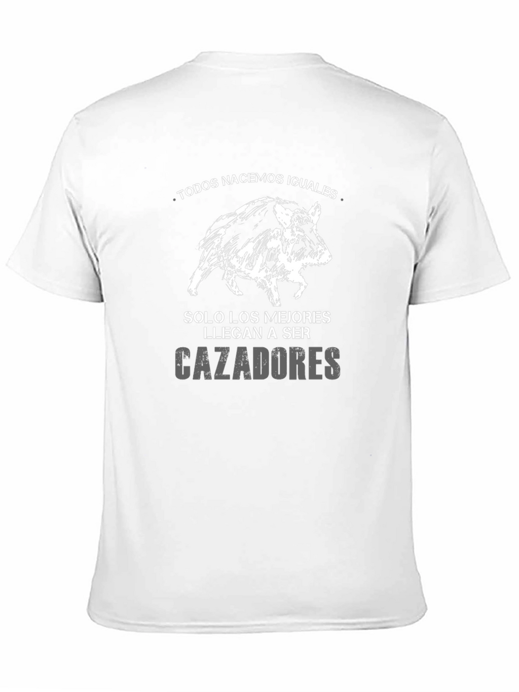 Mens Hunting T-Shirt - Hog Design