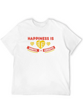 Happiness is Debits and Credits Black T-Shirt