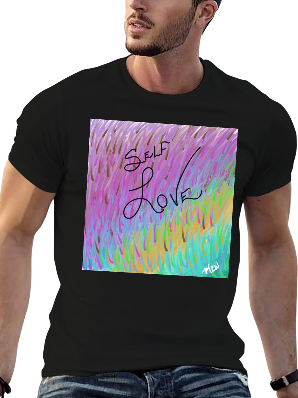 Self Love Graphic Tee - Artistic Comfort