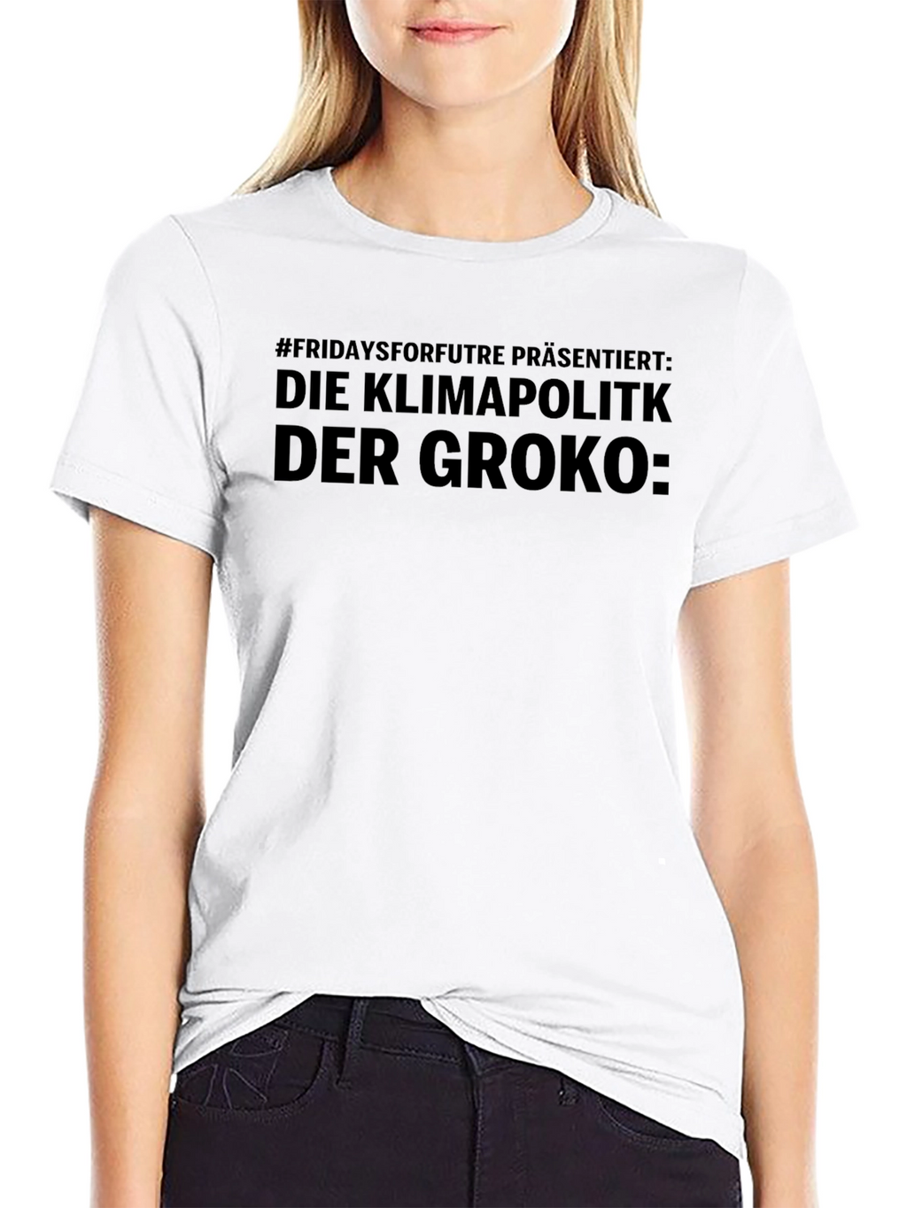 Climate Policy Slogan Graphic Tee