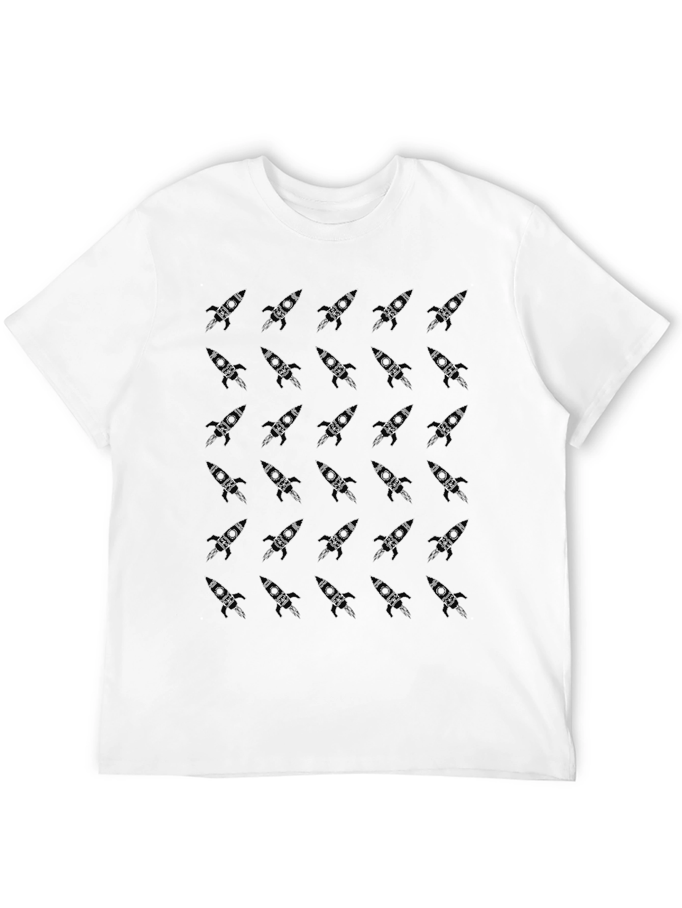 Rocket Pattern T-Shirt - Space Adventure Ready!