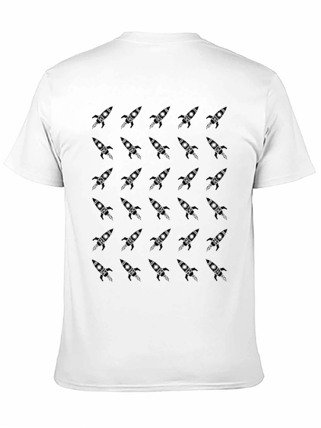 Rocket Pattern T-Shirt - Space Adventure Ready!