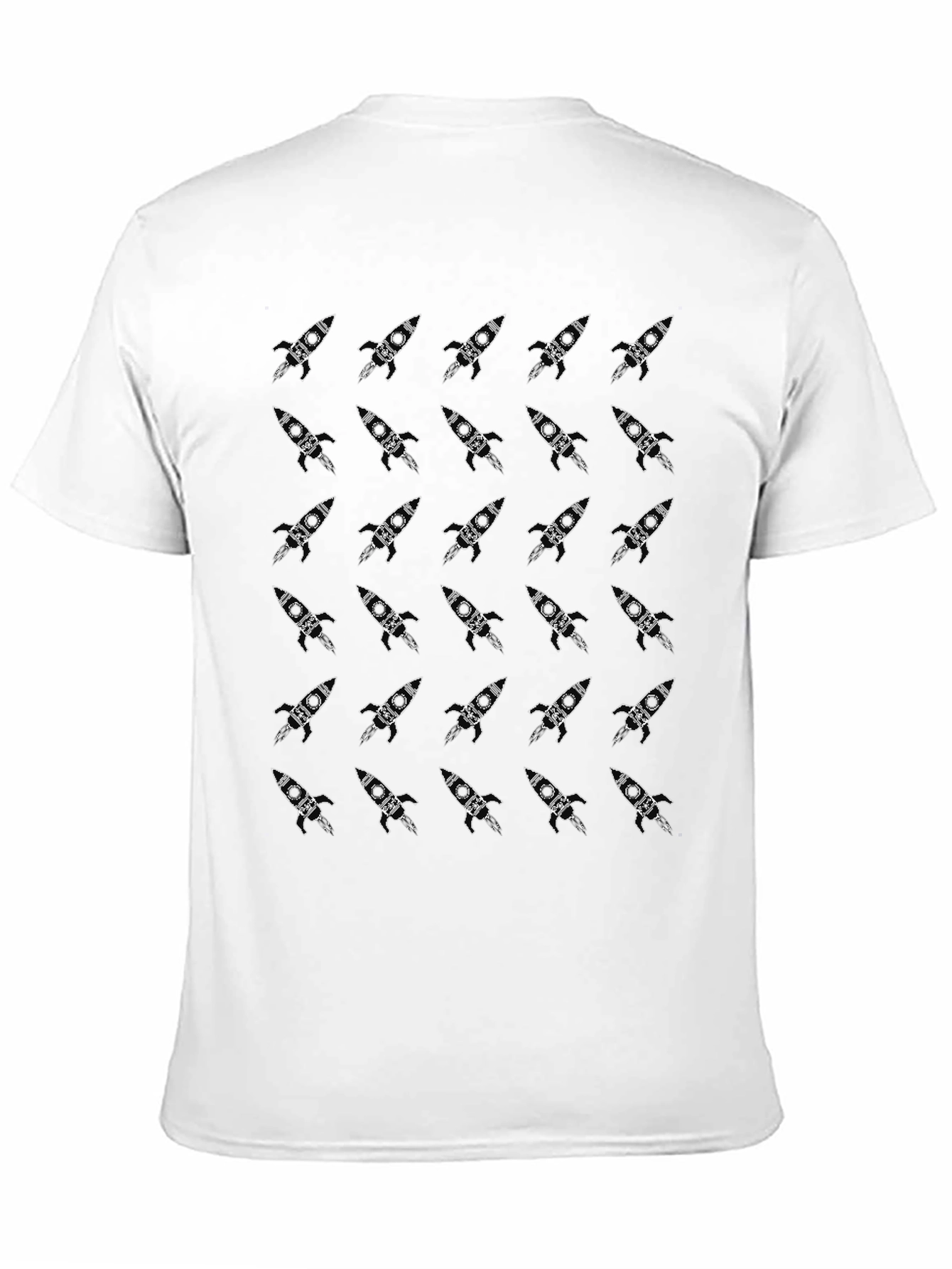 Rocket Pattern T-Shirt - Space Adventure Ready!