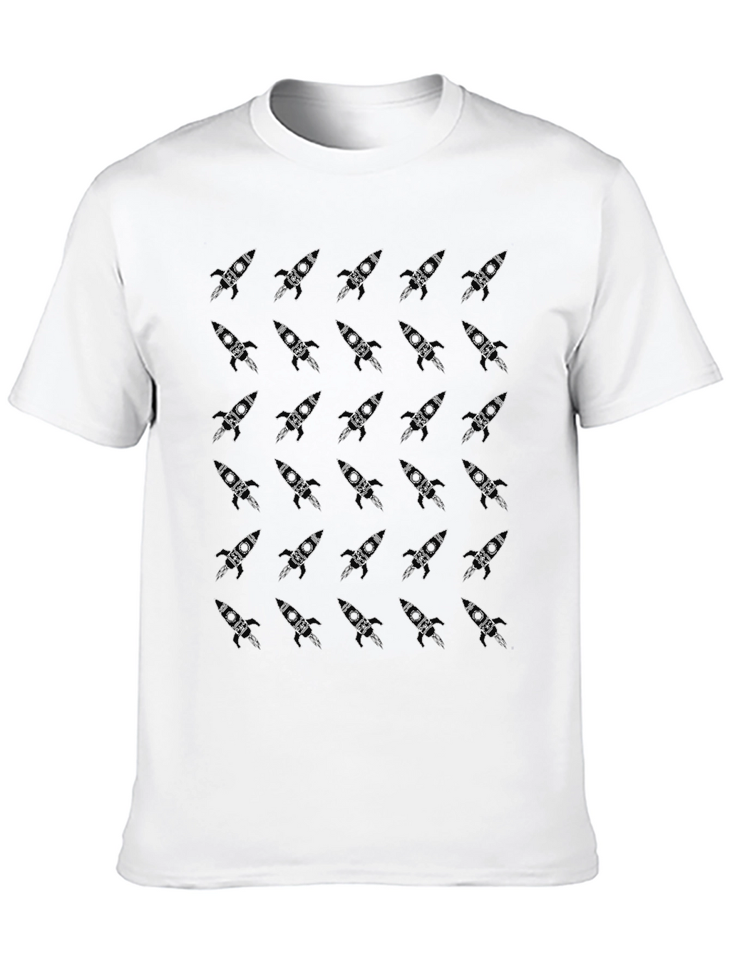 Rocket Pattern T-Shirt - Space Adventure Ready!