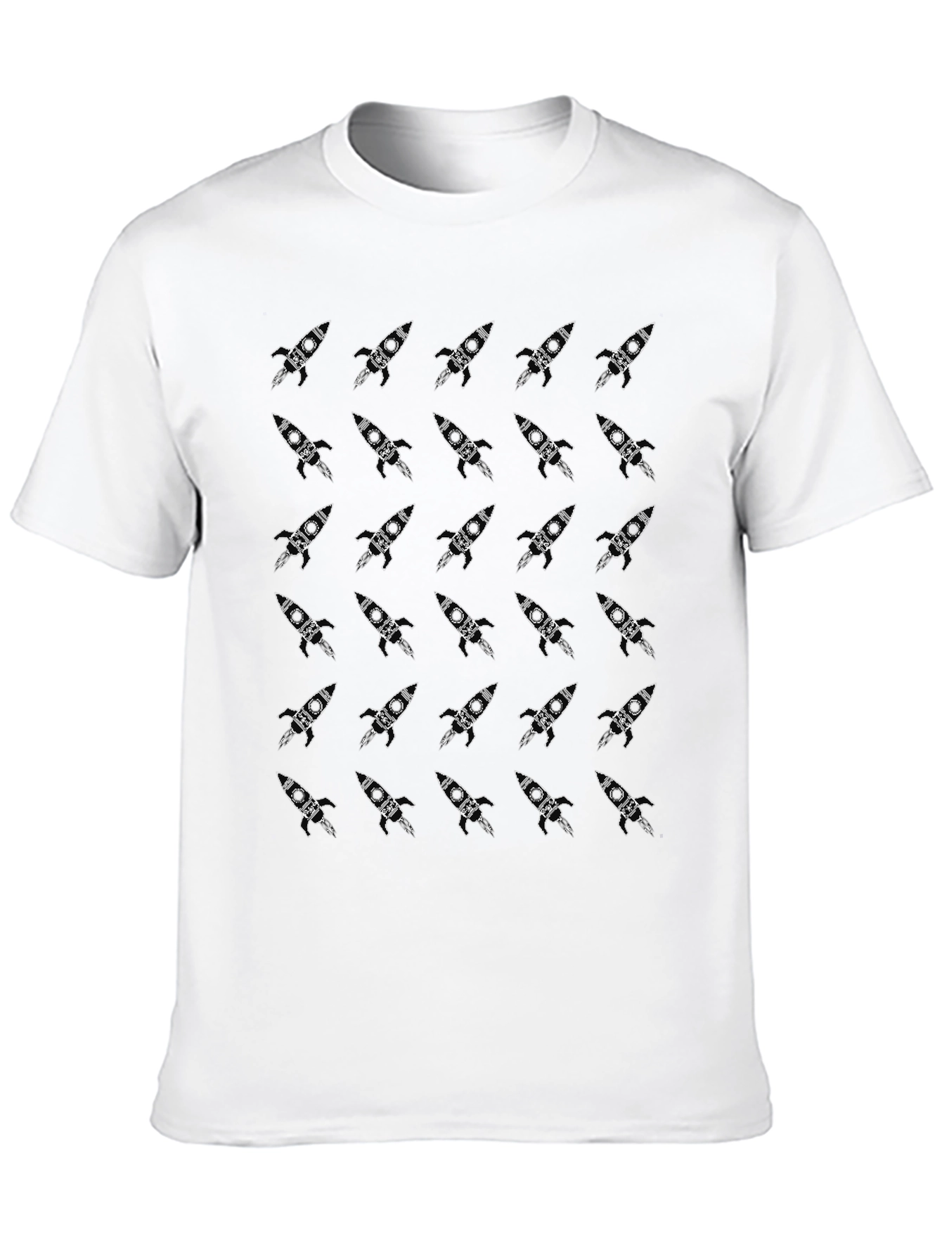 Rocket Pattern T-Shirt - Space Adventure Ready!