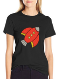 Rocket Graphic Black Tee