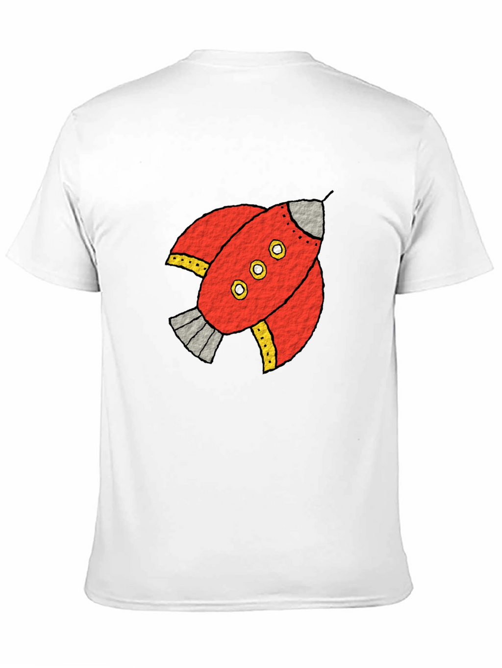 Rocket Graphic Black Tee