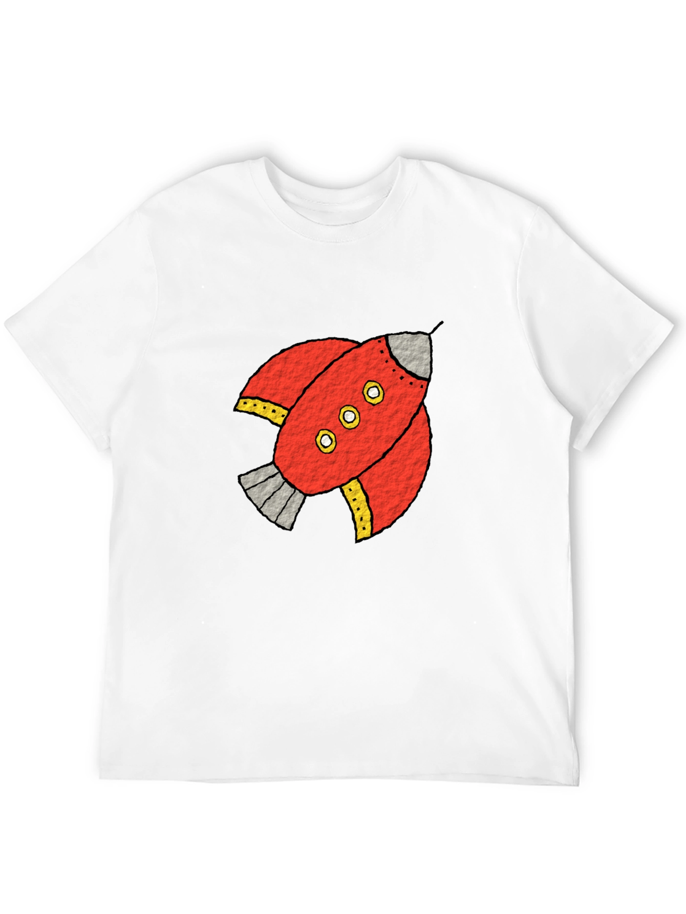 Rocket Graphic Black Tee