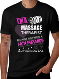 Massage Therapist Novelty T-Shirt