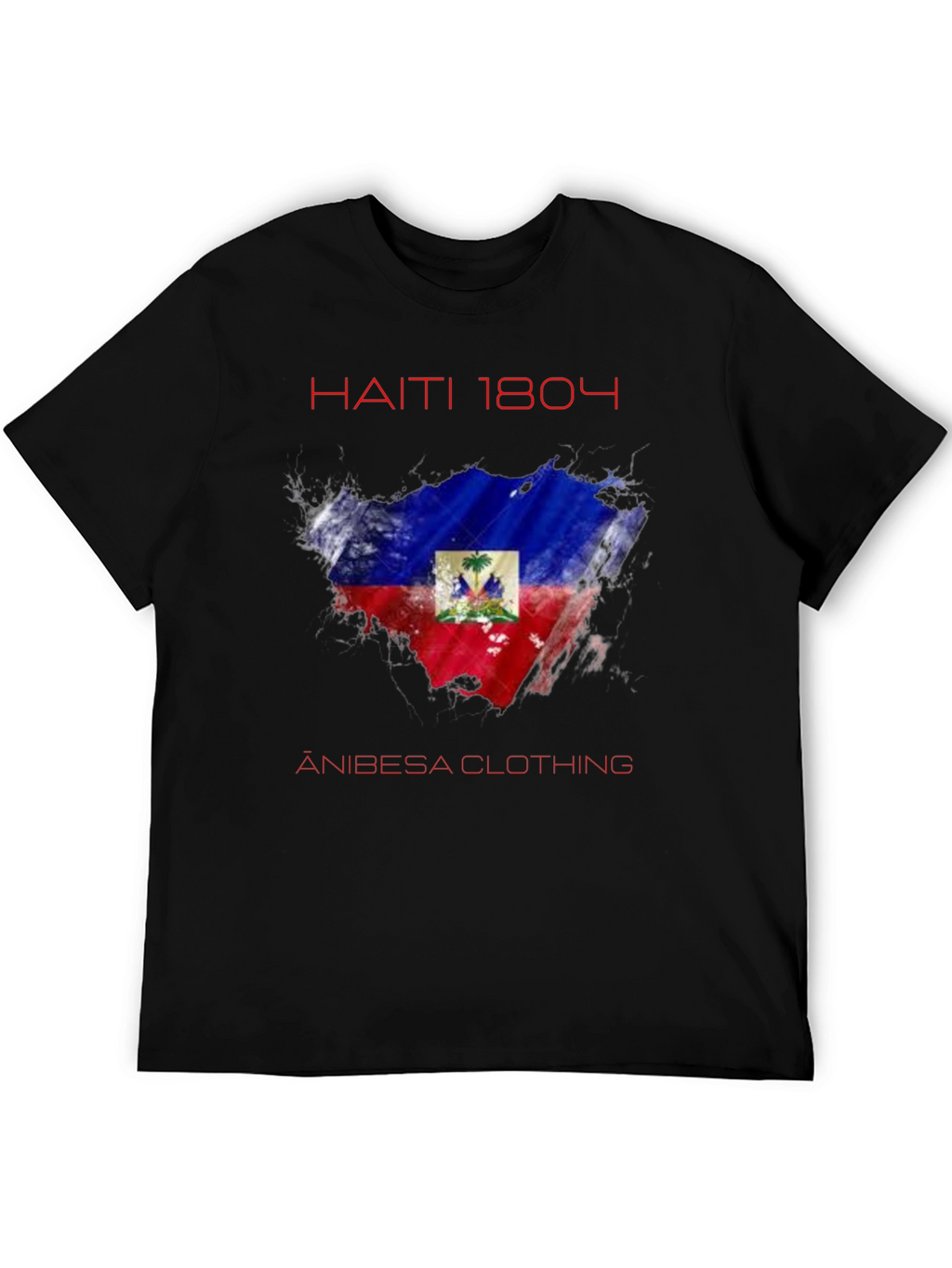 Haiti 1804 Flag T-Shirt - Anibesa Clothing