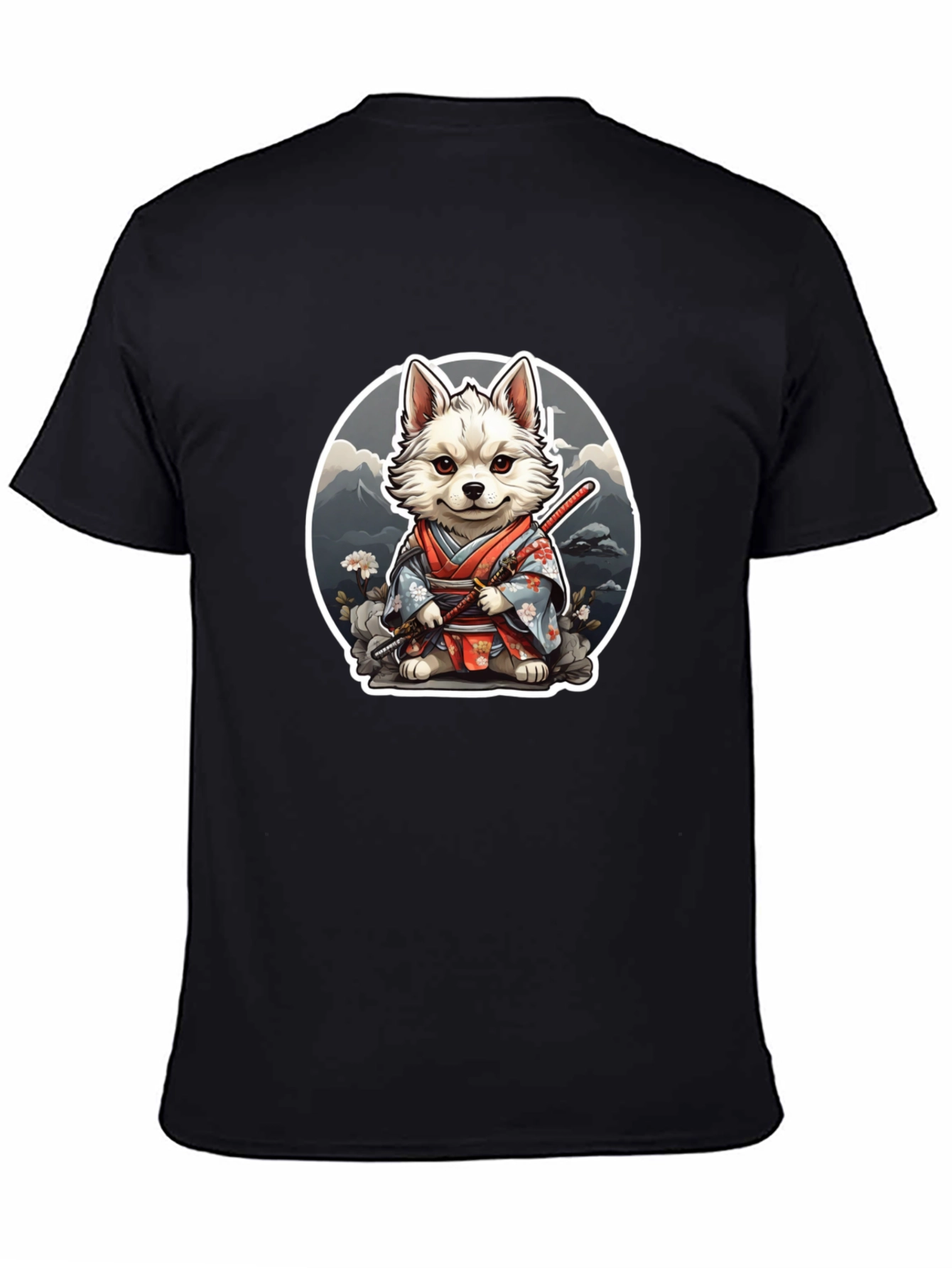 Dog Samurai Graphic Tee