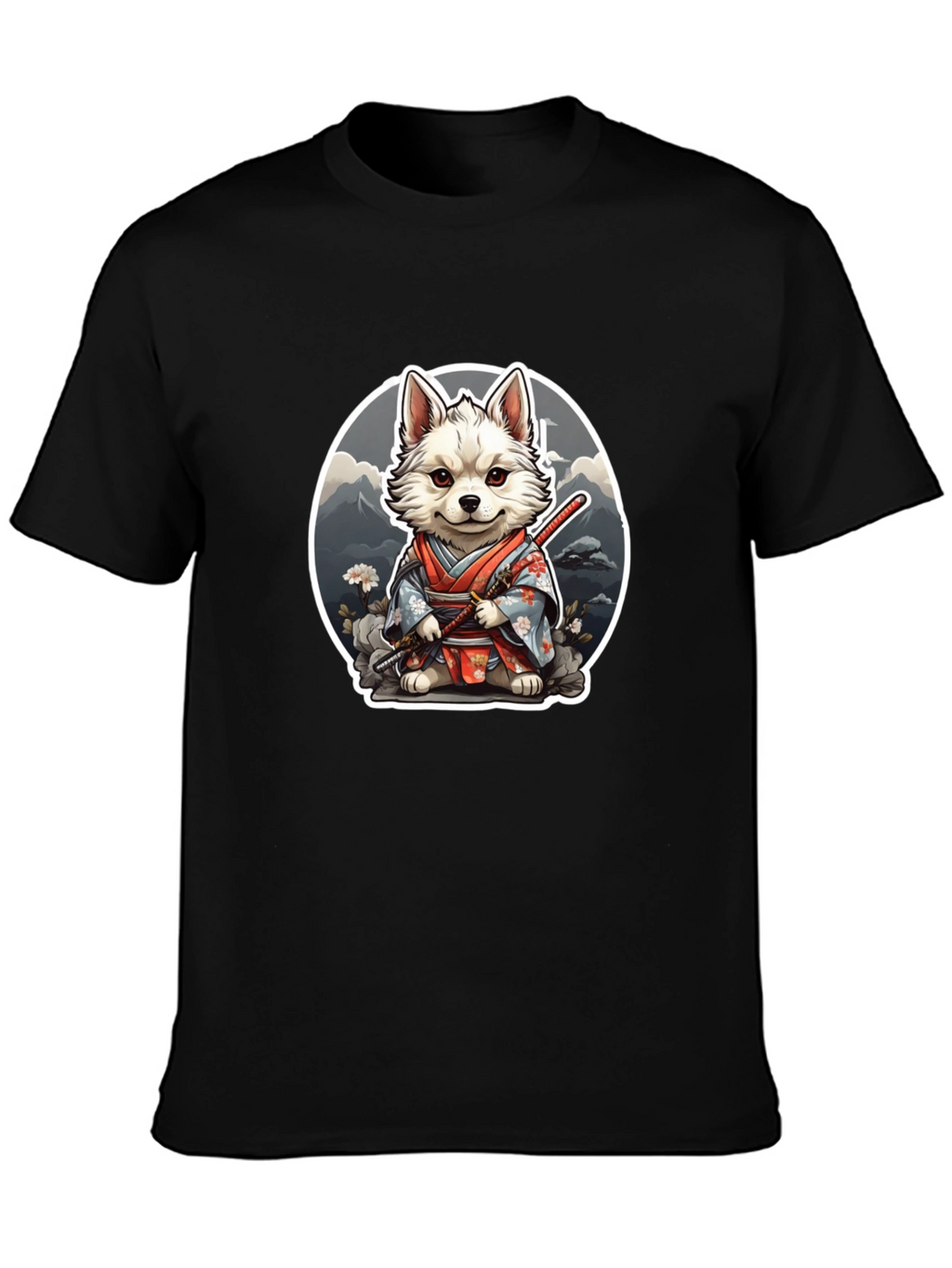 Dog Samurai Graphic Tee