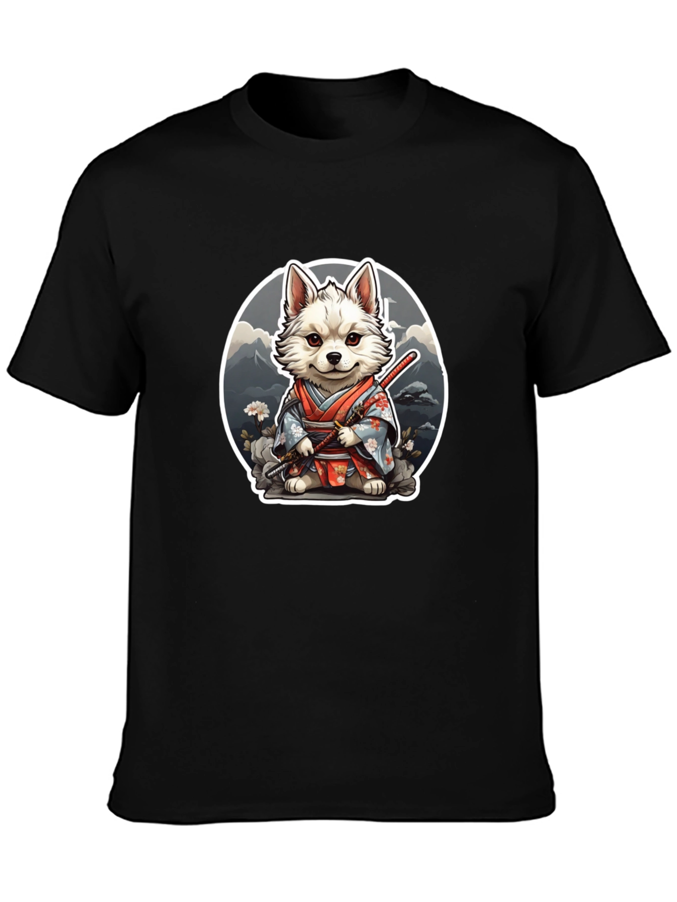Dog Samurai Graphic Tee