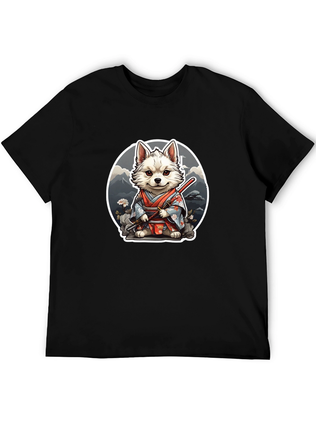 Dog Samurai Graphic Tee