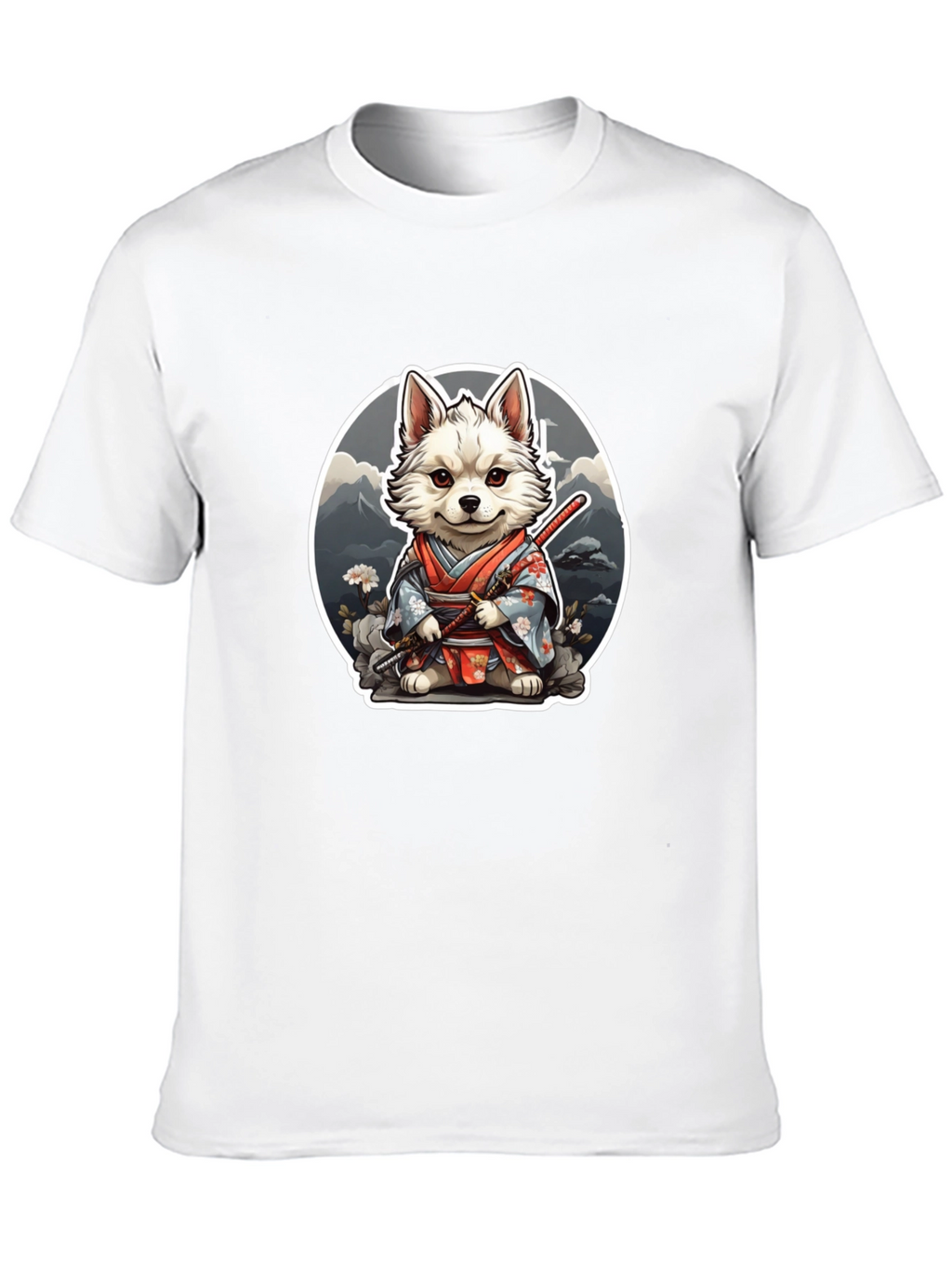 Dog Samurai Graphic Tee