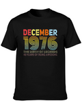 December 1976 Birthday T-Shirt - Birth of Legends