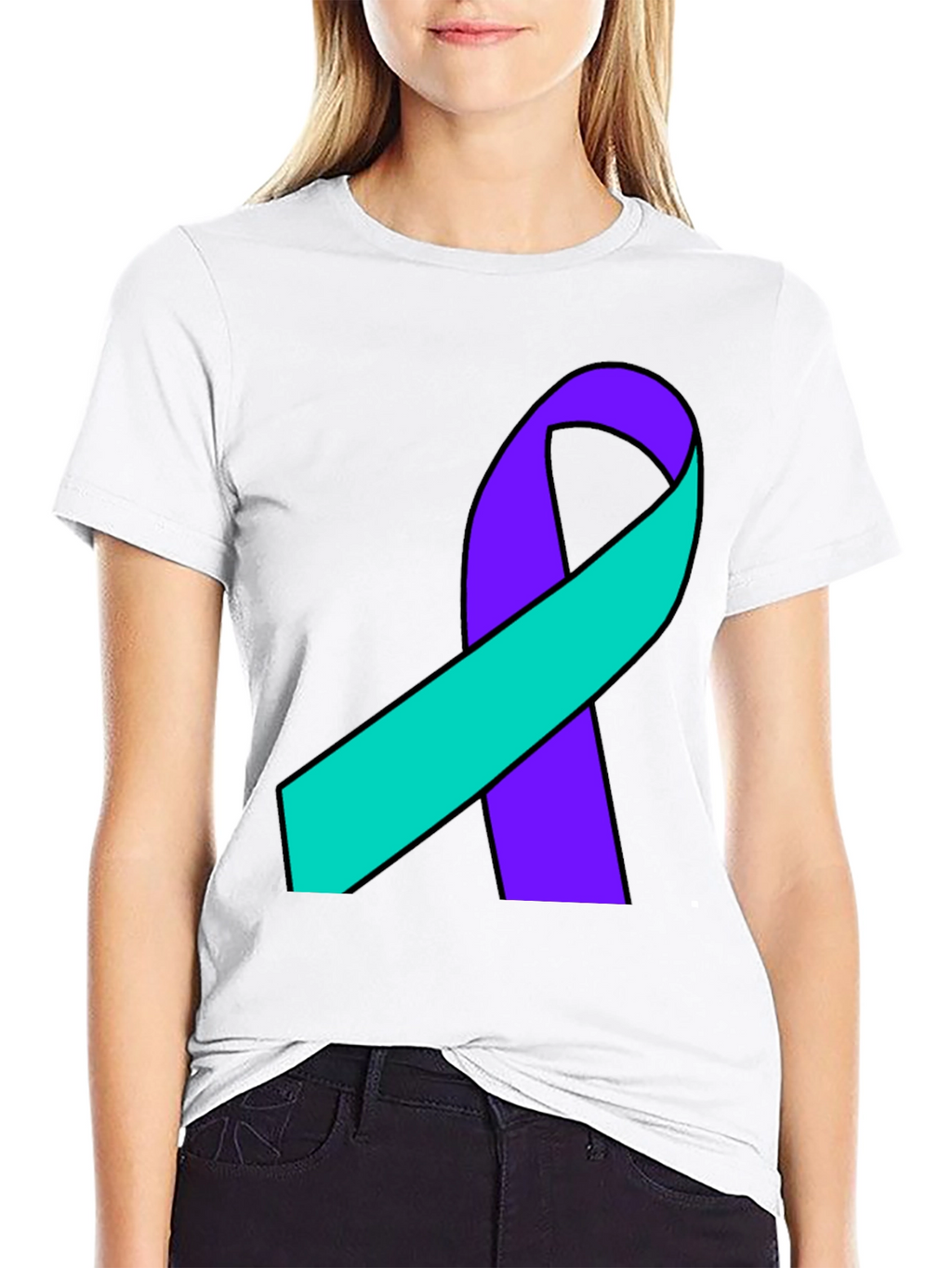 Awareness Ribbon Graphic Tee