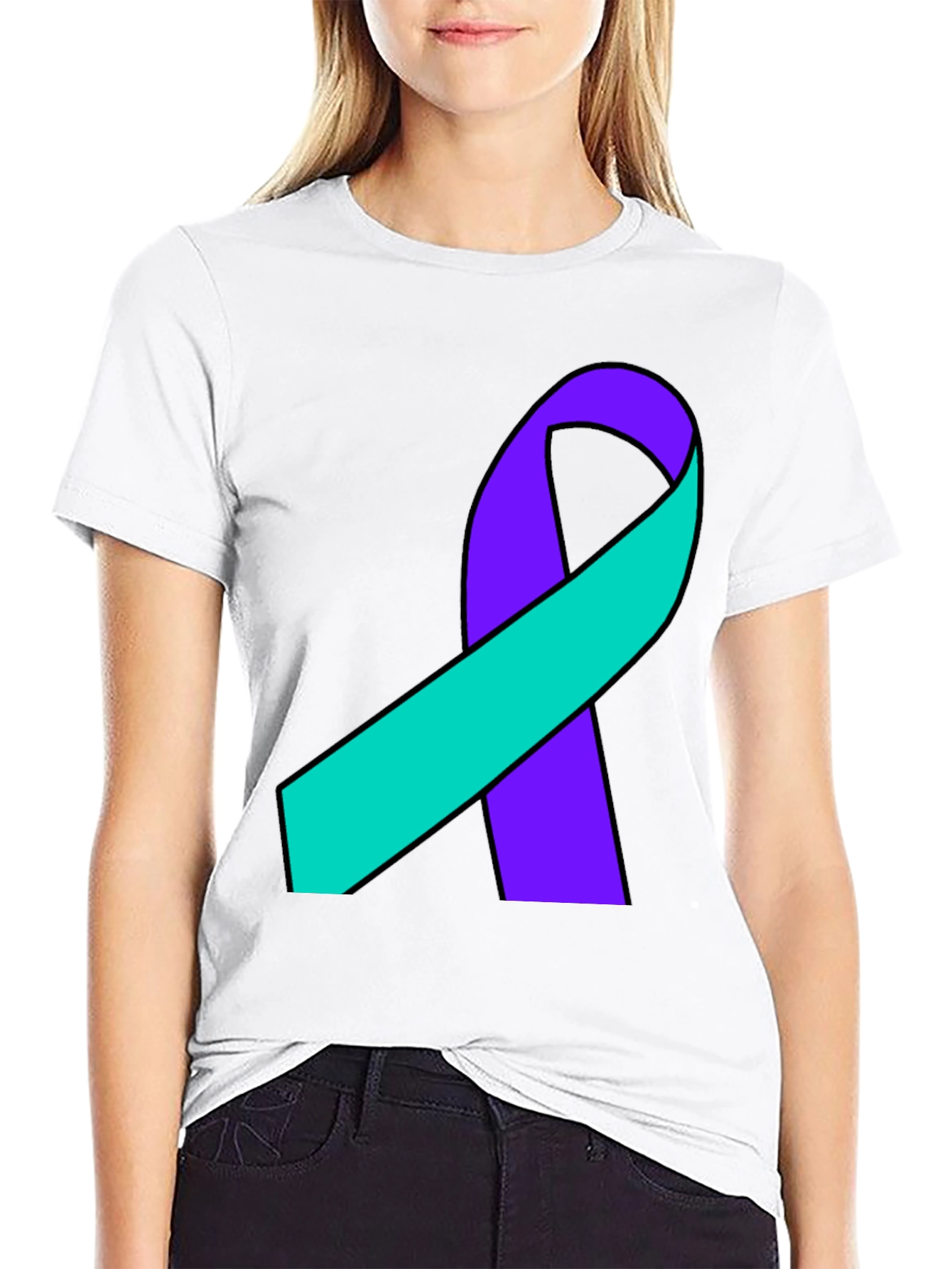 Awareness Ribbon Graphic Tee