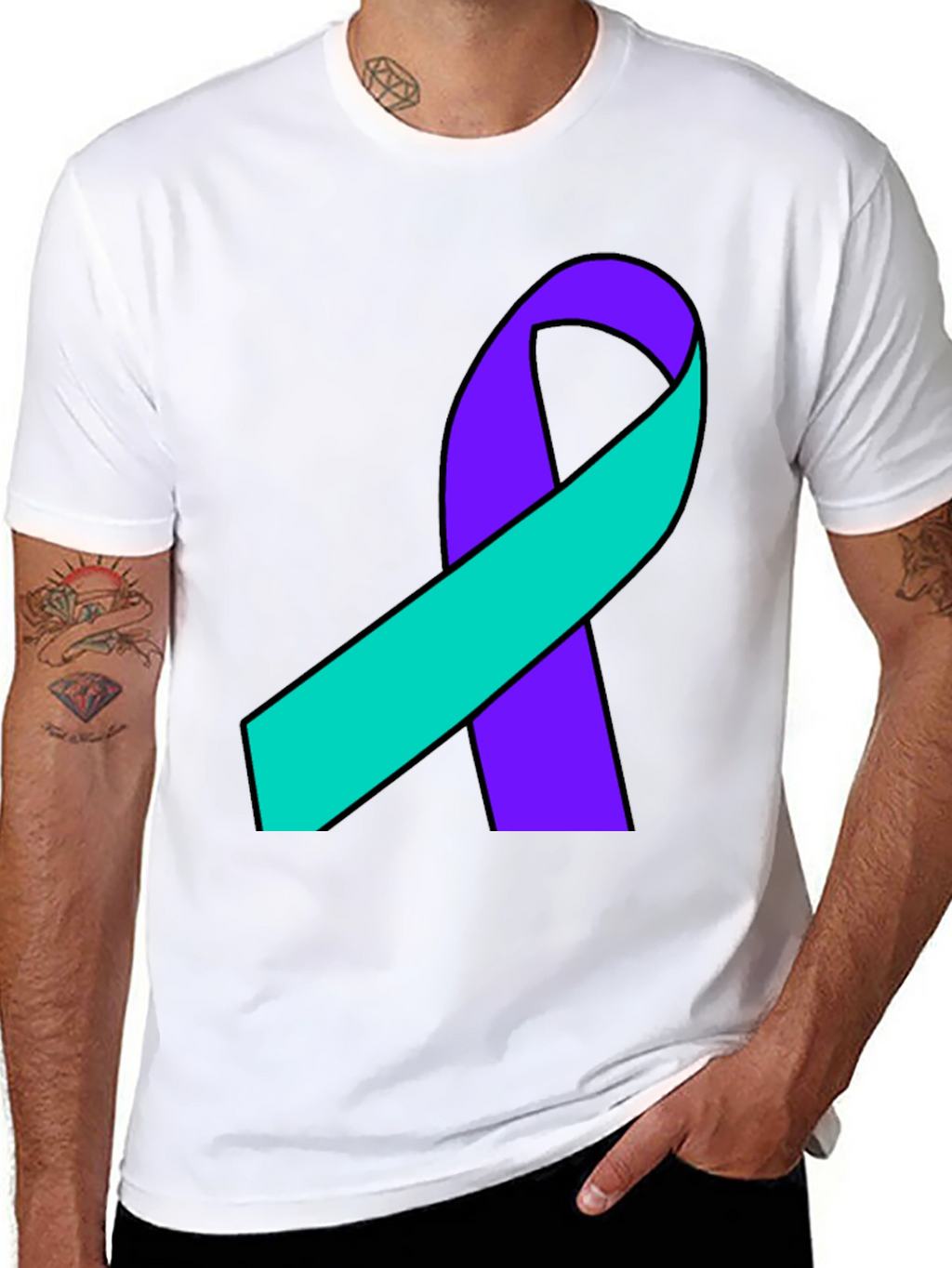 Awareness Ribbon Graphic Tee