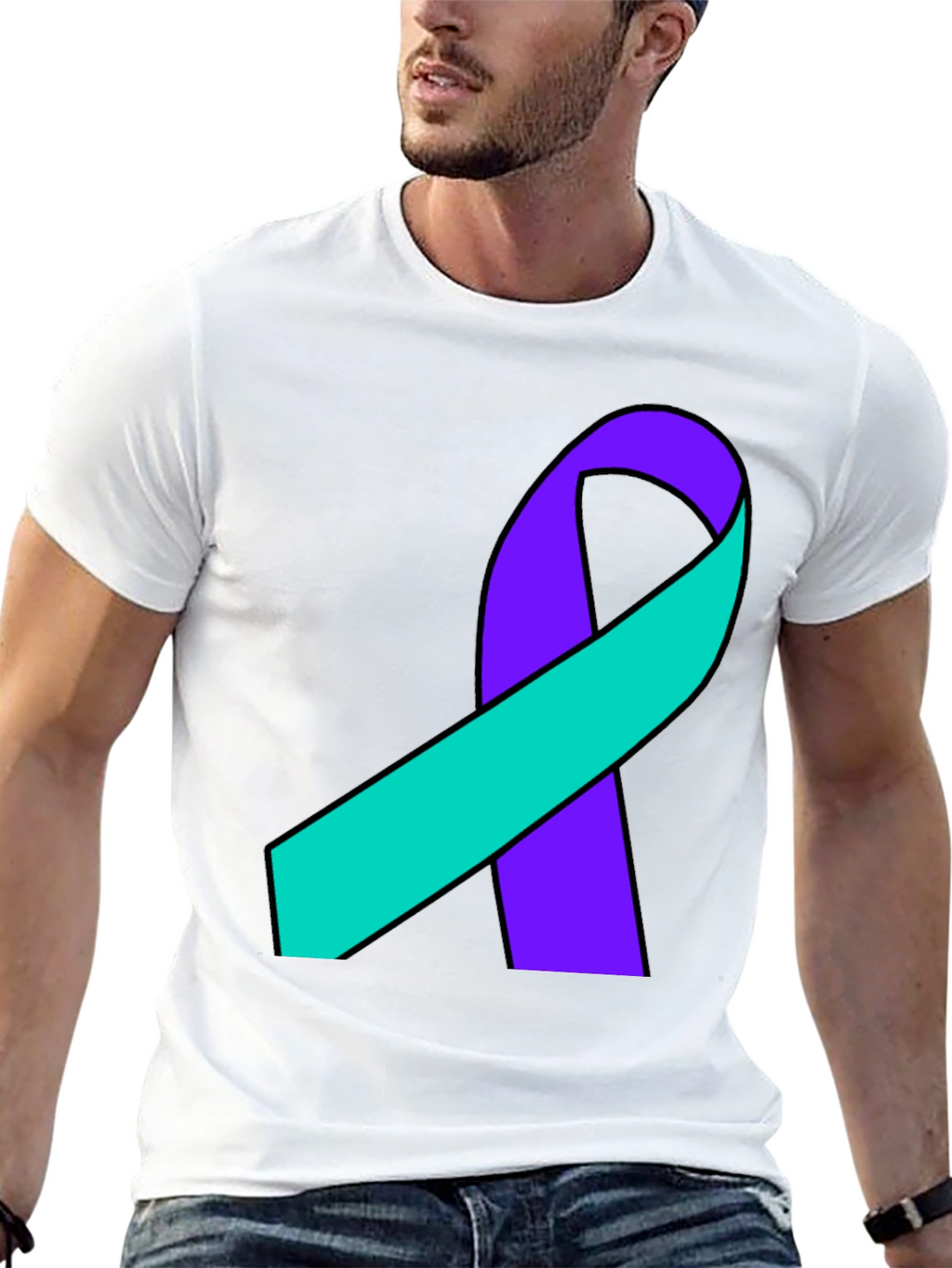 Awareness Ribbon Graphic Tee
