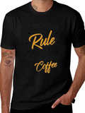 Chiropractic Coffee Rule Graphic T-Shirt