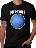 Neptune Graphic T-Shirt - Space Planet Tee