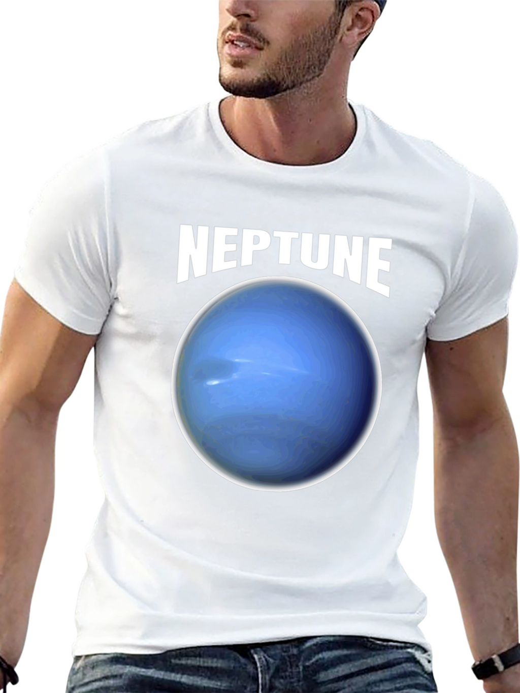 Neptune Graphic T-Shirt - Space Planet Tee