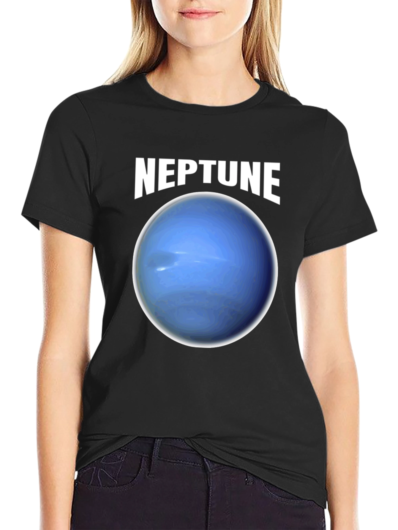 Neptune Graphic T-Shirt - Space Planet Tee